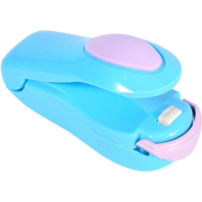 Mini thermoscelleuse portable Handy Food Sealer, bleue blue