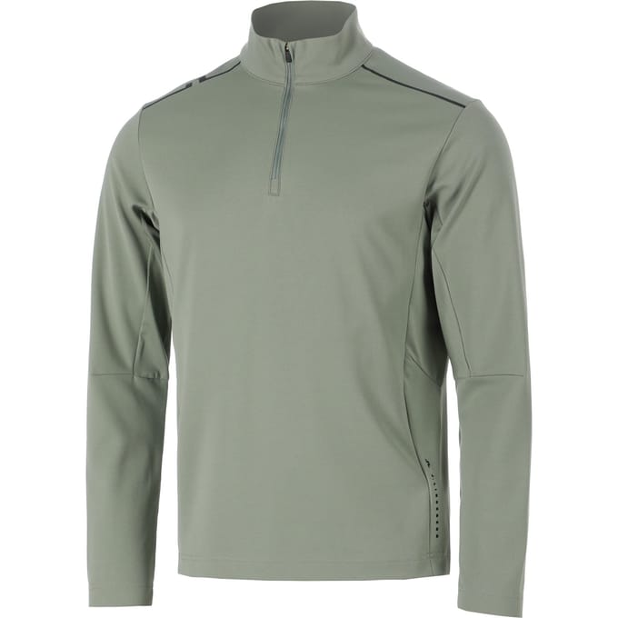 JLindeberg Leon Quarter Zip Longsleeve Heren-olijf