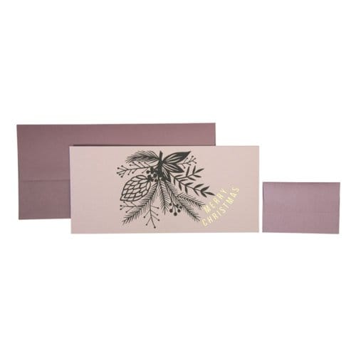 Stewo cadeau envelop kerst marie rosa, formaat 23 x 11 cm.