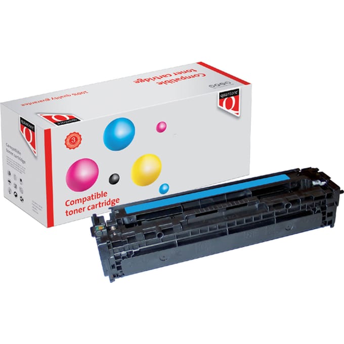 Tonercartridge Quantore alternatief tbv HP CE321A 128A blauw
