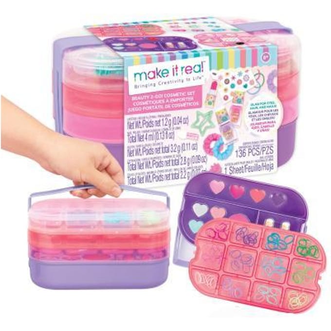 Make it Real - Beauty2Go Cosmetica- en Haaraccessoire set voor Onderweg