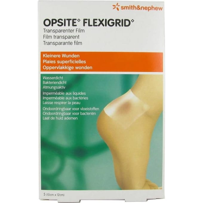 Opsite Flexigrid 10cm x 12cm 5 Pleister