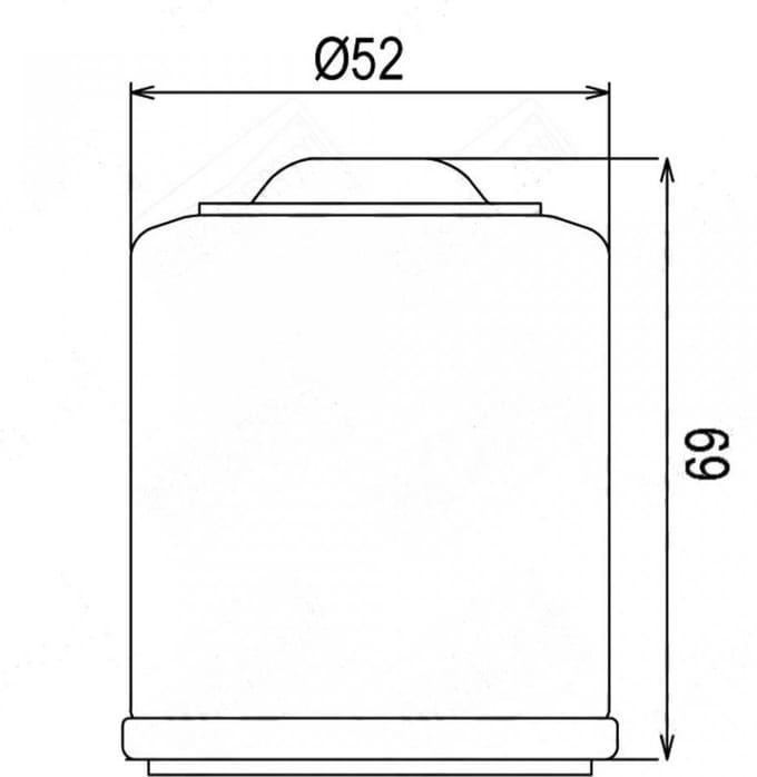 nypso oliefilter voor benelli 125 adiva scooter 2000 tot 2003 equivalent cof083 / c320 nieuw