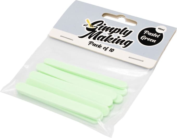 Simply Making Cakesicle Sticks Mini Pastelgroen pk/10
