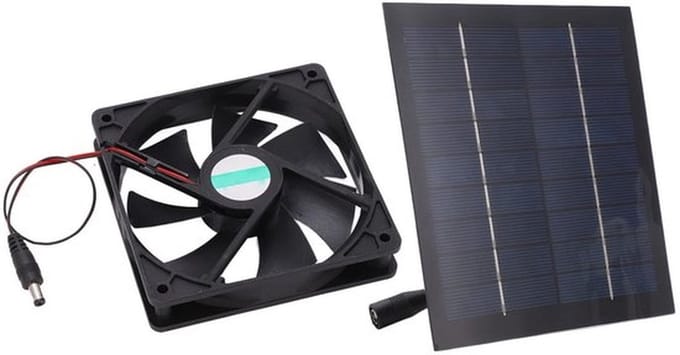 Ventilator op zonne-energie - IP65 20% ventilatorconversieratio voor veelzijdige toepassingen
