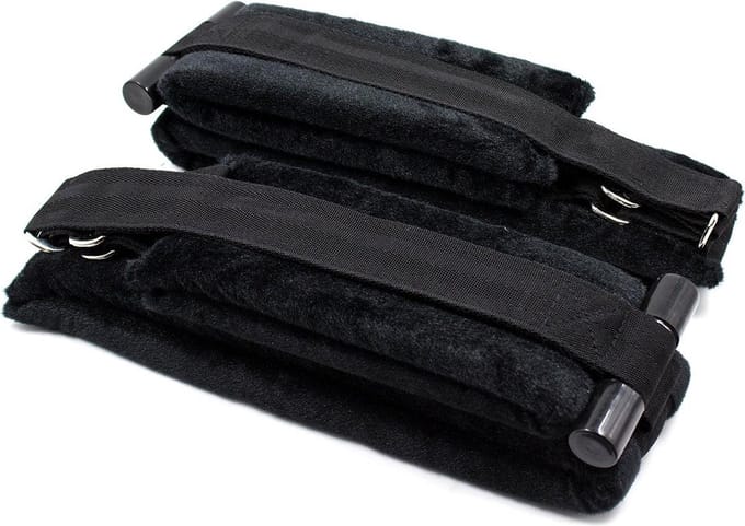 Fixxx - Zachte Plush Sex Deurschommel - Zwart