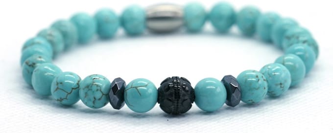 Heren armband edelsteen