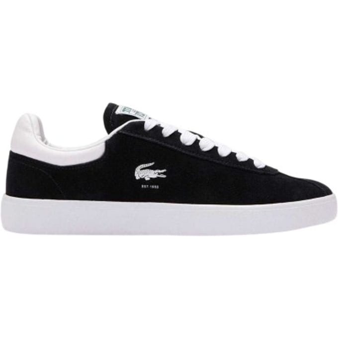 Lacoste Dames/Dames Baseshot Suède Trainers (Zwart, Wit)