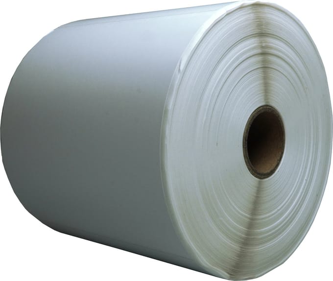 DULA Compatible Zebra Labels 102x102mm - 700 etiketten per rol - kern 25mm - Wit - Permanent - 1 rol