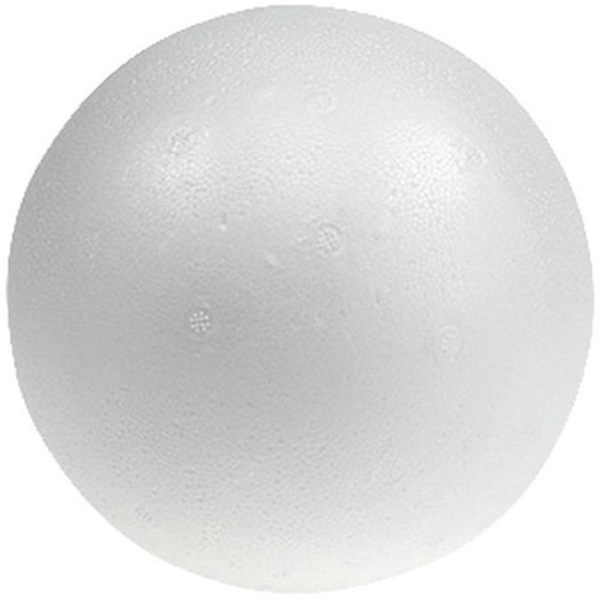 Piepschuim balletjes Ø10cm wit 5 st