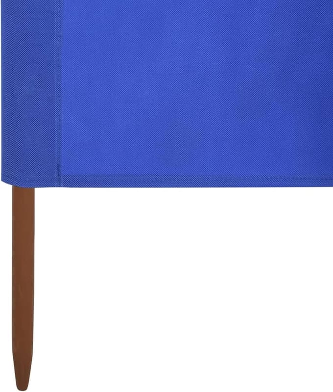 Windscherm Tuin - Buiten Scherm - Wind Bescherming - Opvouwbaar 9 Panelen - 1200 x 80 cm - Lichtblauw