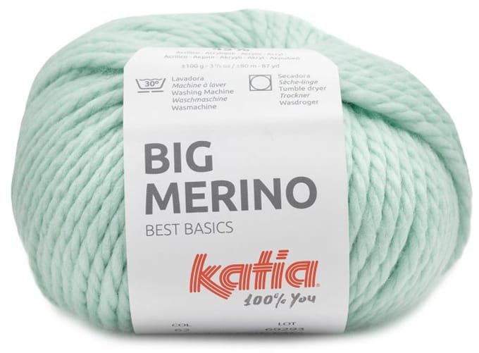 Katia Big Merino - 62 mint - Wol/Acryl Garen