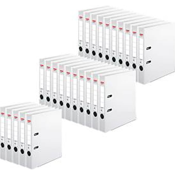 herlitz ordner maX.file protect, A4, rugbreedte 50 mm, 25 stuks, wit
