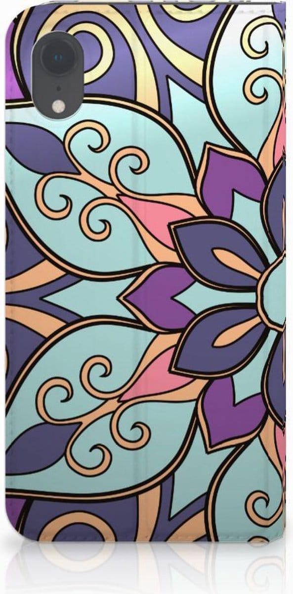 Apple iPhone Xr Smart Cover Purple Flower
