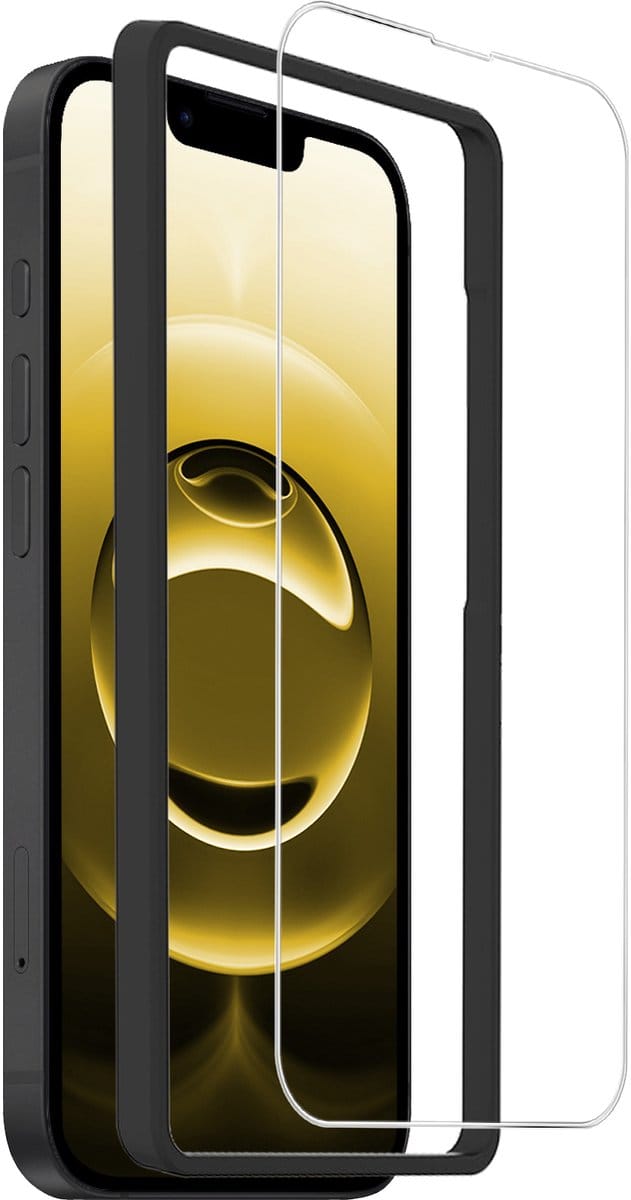 Screenprotector - Geschikt voor Apple iPhone 16e - Met Installatie Frame - Gehard Glas - Beschermglas - Tempered Glass - Screen Protector