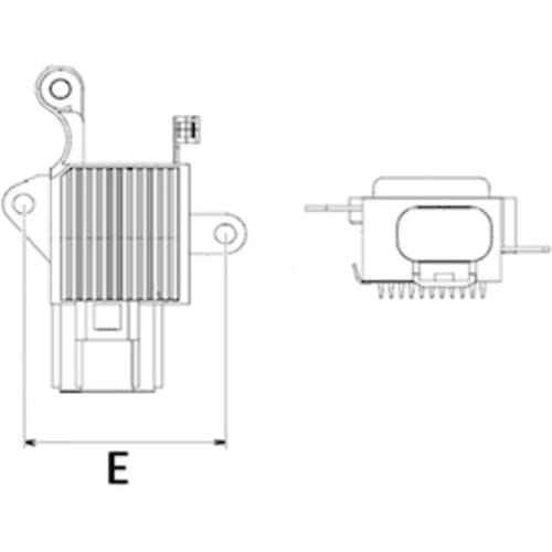 Generatorregelaar HC-CARGO F 032 335 744