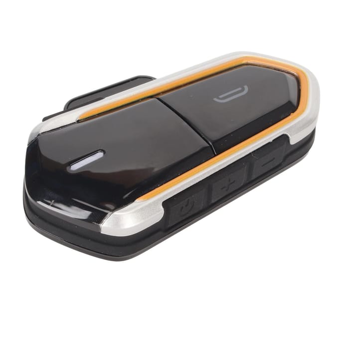 Casque Bluetooth antibruit HiFi stéréo IP54 étanche sans fil pour moto black