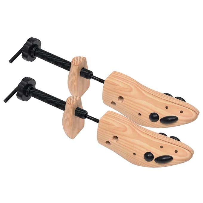 vidaXL - Schoenspanners - 2 - paar - maat - 36-40 - massief - grenenhout