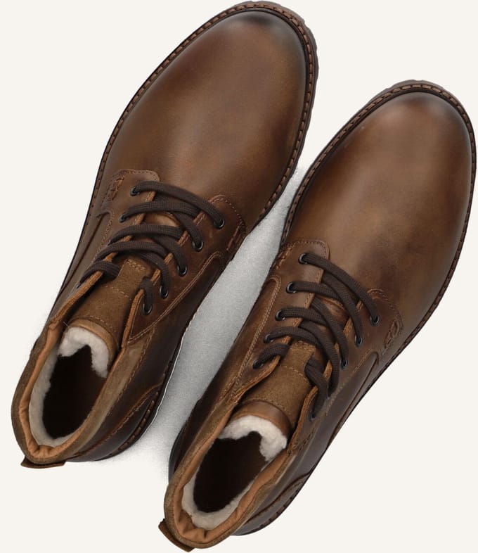 Mazzeltov 700091 Boots Heren - Cognac - Maat 41