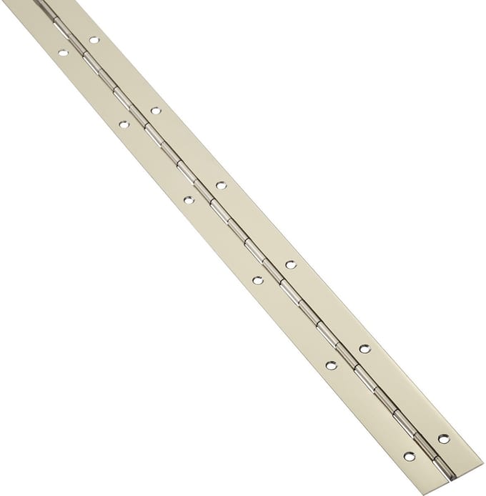 Pianoscharnier 1000 x 32 x 0,7 mm RVS-look Deurscharnier van SOTECH