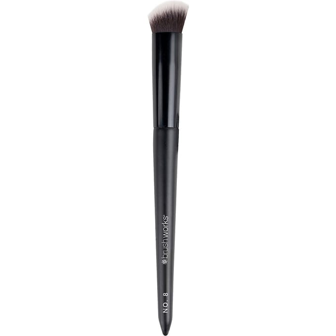 brushworks No. 8 Precise Angled Concealer Buffing Brush 1 st