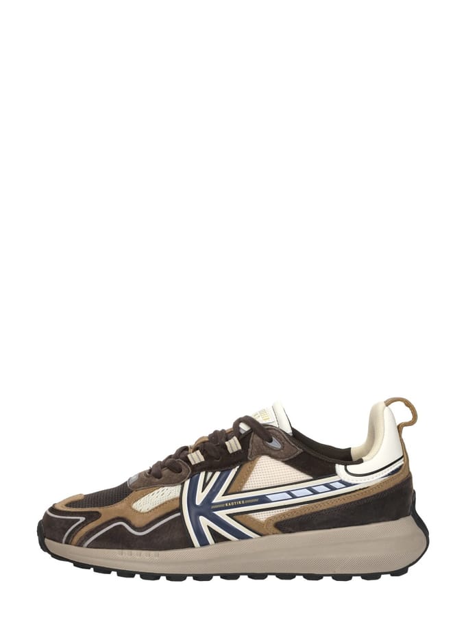 KAOTIKO Vancouver Tech Sneakers Heren - Leren Sneaker - Bruin - Maat 46