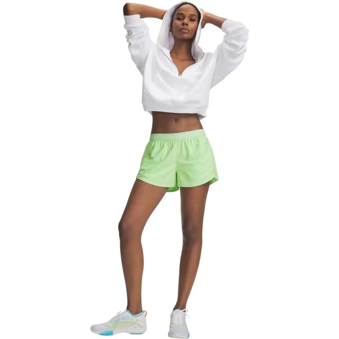 Under Armour Tech Play Up Shorts Dames-groen, donkergroen