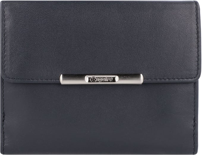 Esquire Helena Portemonnee Leer 12 cm - Dames - Horizontaal - blau