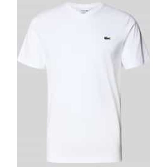 T-shirt met labelstitching, model 'Basic'