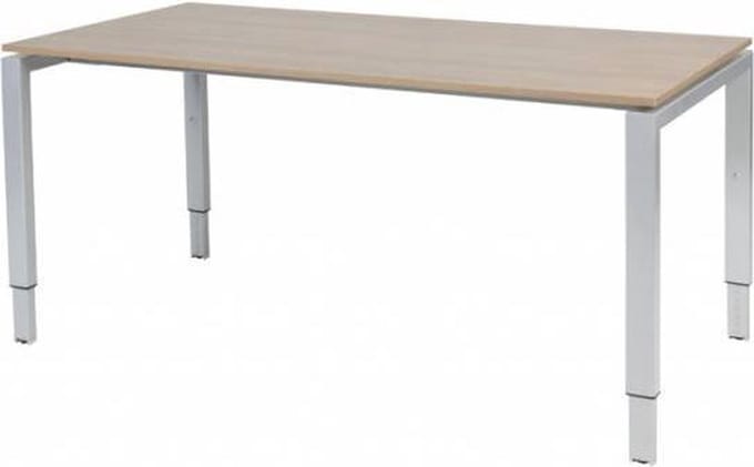 Verstelbaar Bureau - Domino 160x80 Havana Kersen - alu frame
