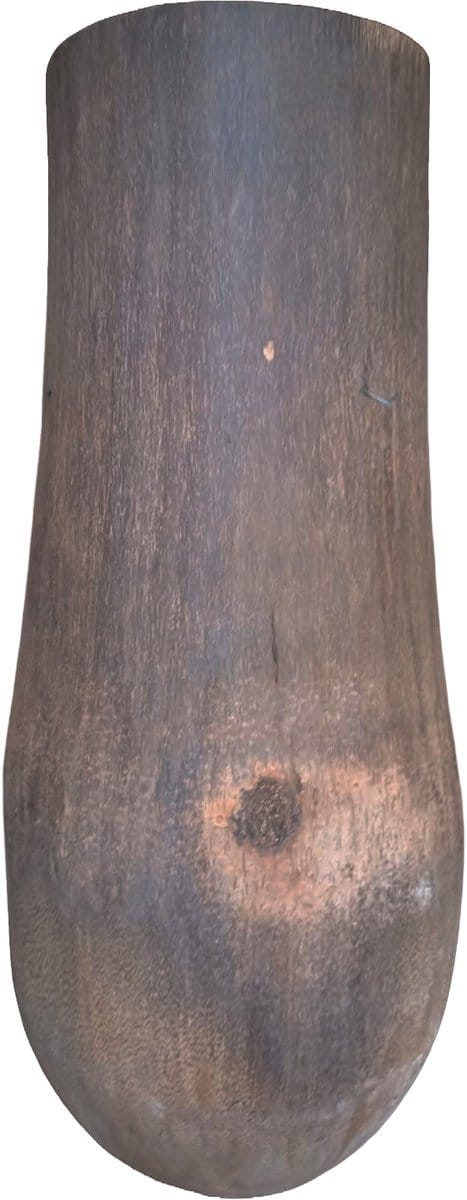PTMD Jamez Natural Palm Wood Pot Round L