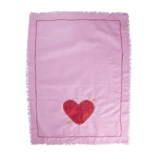 Rice katoenen theedoek roze