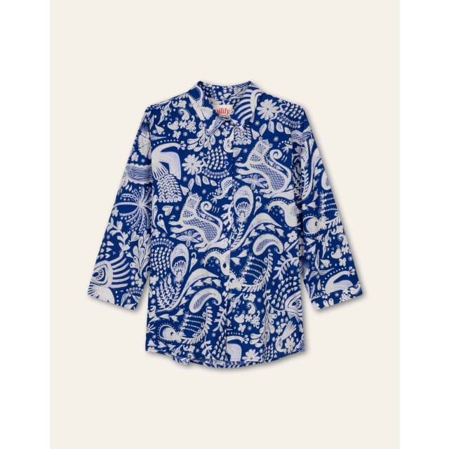 Oilily Brishti Blouse- maat46 Royal Blauw