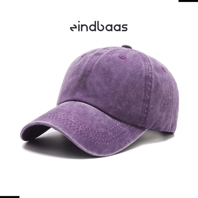 Legend Cap Basic - eindbaas - Skinny Dye - Purple - Paarse Pet