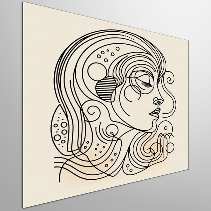 Kunstprint | Wanddecoratie | Dibond | 40 × 40 cm