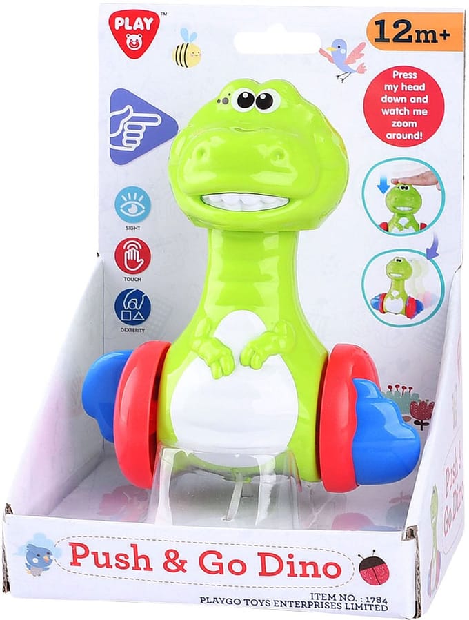 PLAY - Push and Go Dino Figure