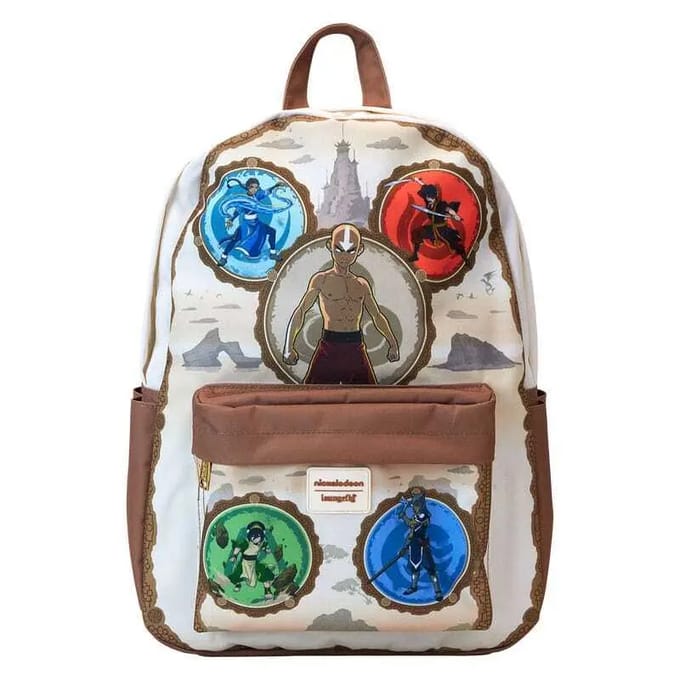 Dames minirugzak Loungefly Nickelodeon - Nylon Full-Size Avatar: The Last Airbender Bending Arts