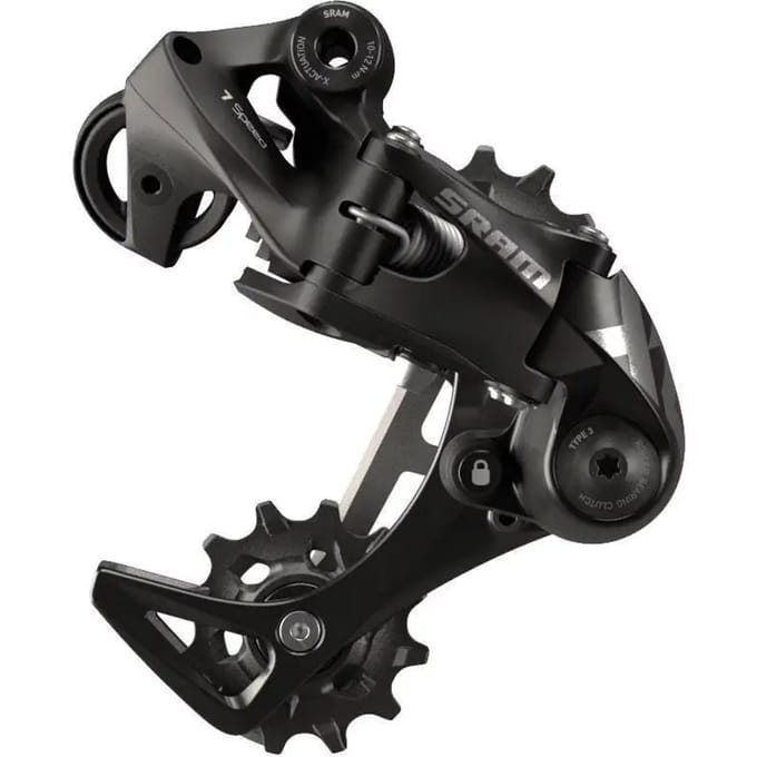 Mountainbike achterderailleur Sram X01 Dh 1X7Spd X-Horizon Short Cage