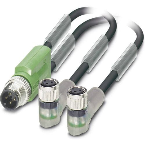Phoenix Contact 1671441 Sensor/actuator connector, geassembleerd M12 Aantal polen (sensoren): 3 Adapter, Y-vorm 3.00 m 1 stuk(s)