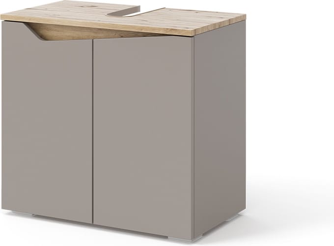 Vicco Marelle Wastafelonderkast – 60 x 57.5 cm met 2 deuren Grijs