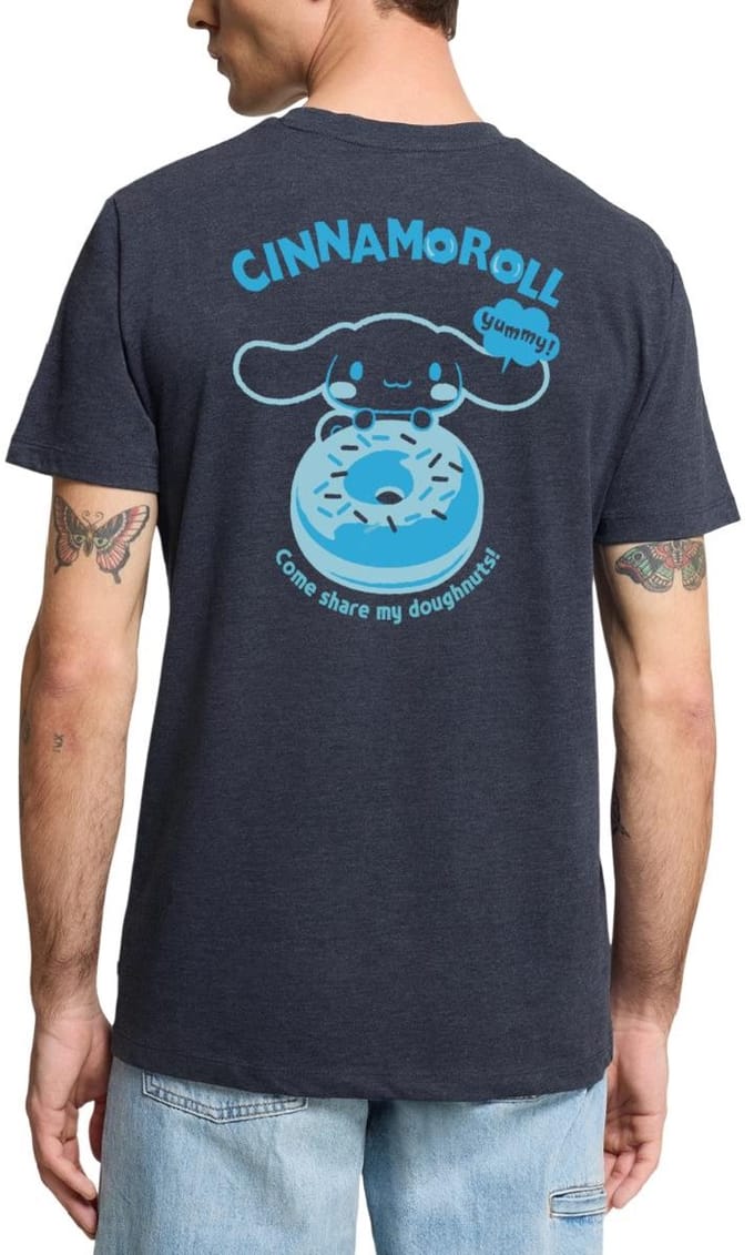 Cinnamoroll Come Share My Doughnuts! Premium T Shirt Heren