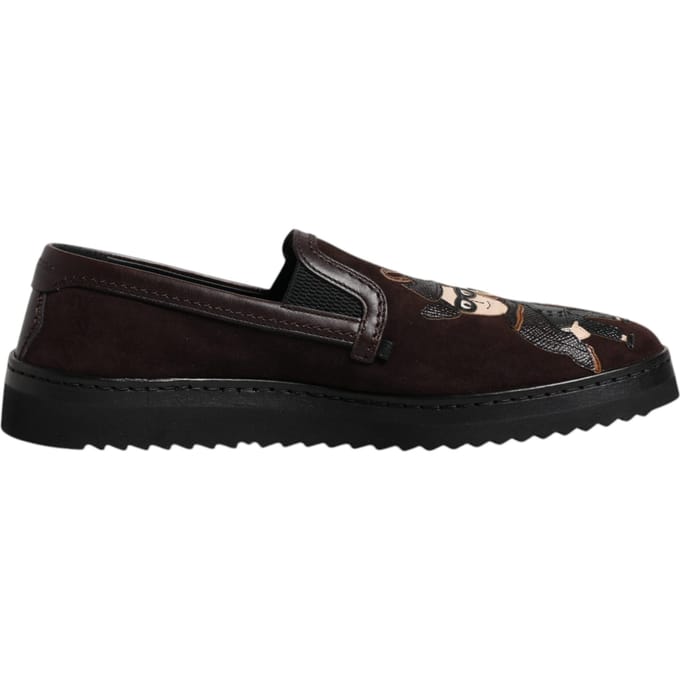 Portofino Slipon Sneakers Bruin Suède