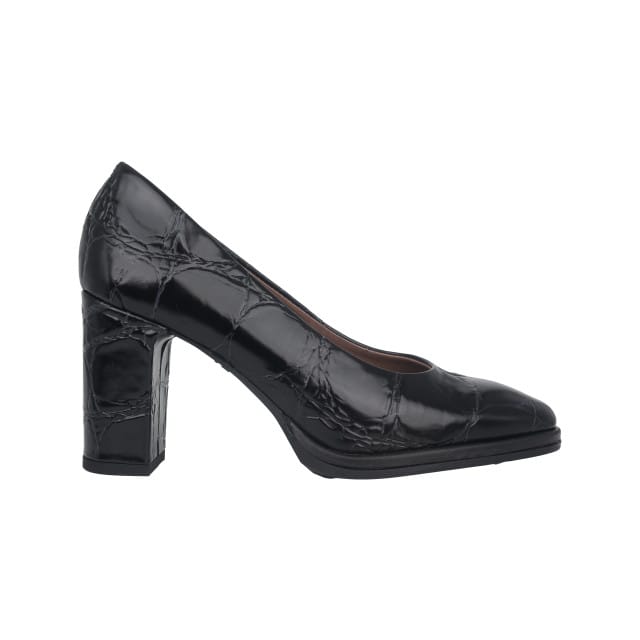 Wonders Denis - dames pump - Zwart - maat 38 (EU) 5 (UK)