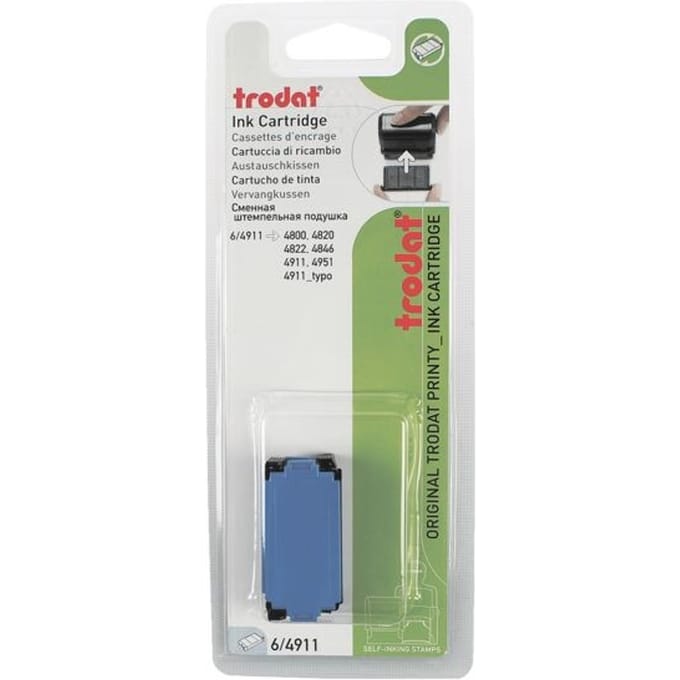 Stempelkussen Trodat Printy 6/4911 2 stuks blauw