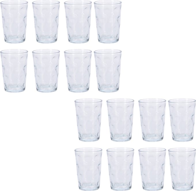 Excellent Houseware luxe drink glazen - 16x stuks - 200ml
