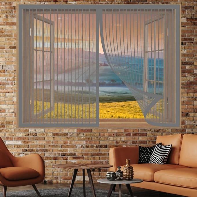 Magnetisch Hor Voor Deur 80x200 cm - Muggenhor Zonder Boren - Automatisch Sluitend