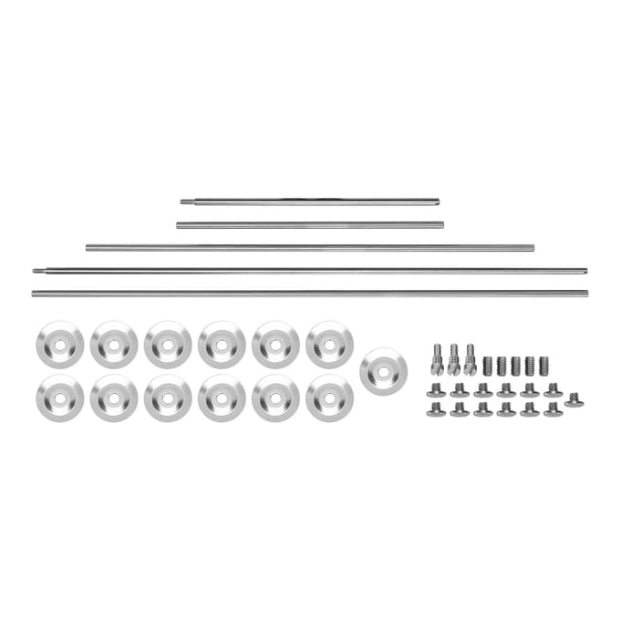 Dwarsfluit Reparatiekit Doe-het-zelf Onderhoud Verzorgingsgereedschap Schroeven Pakking Instrument Accessoires W53 gray