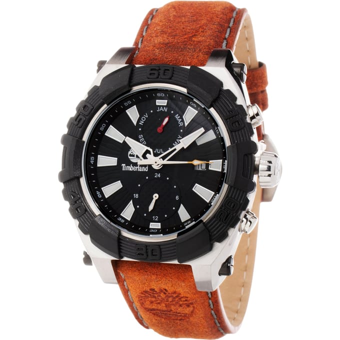 Horloge TIMBERLAND TBL1331JS-02C. Kwarts, Kleur zwart. Man. black