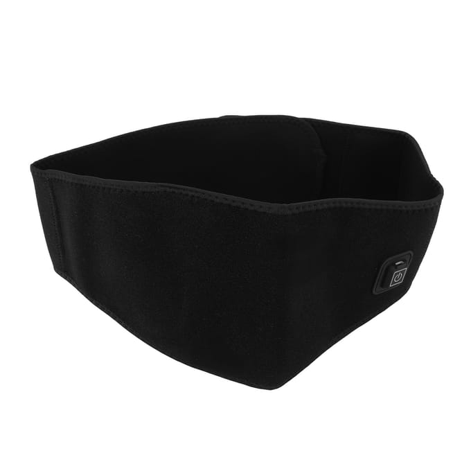 USB Verwarmde Tailleband 3 Niveaus Temperatuur Instelbaar Onderrugsteun Winter Taille Verwarmde Wrap voor black