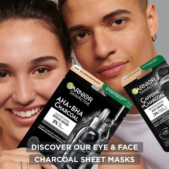 Garnier Skin Active Pure Charcaol Black Algae Purifying &amp; Hydrating Pore-tightning Sheet Mask 1 st